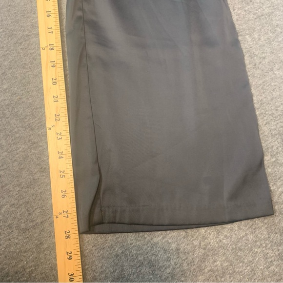 A&F Sloane Tailored Satin Trousers Pant 26/2 short Black High Rise Wide Leg NWT - Picture 9 of 12